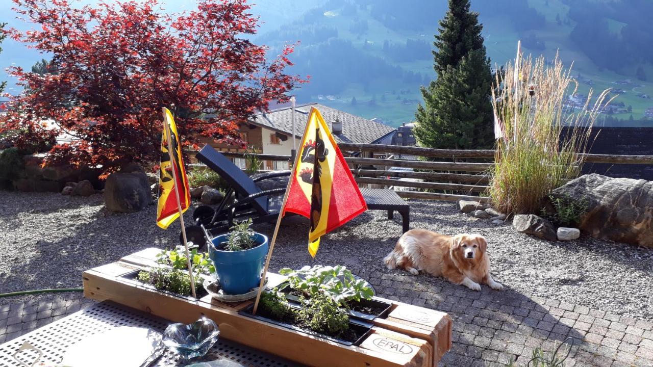 Chalet Gotthelf Gartenstudio, Ferien Mit Hund Adelboden Exterior photo