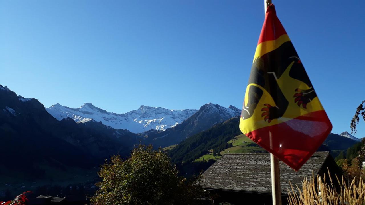 Chalet Gotthelf Gartenstudio, Ferien Mit Hund Adelboden Exterior photo