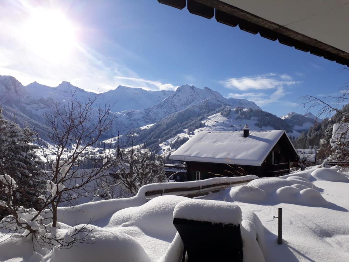 Chalet Gotthelf Gartenstudio, Ferien Mit Hund Adelboden Exterior photo