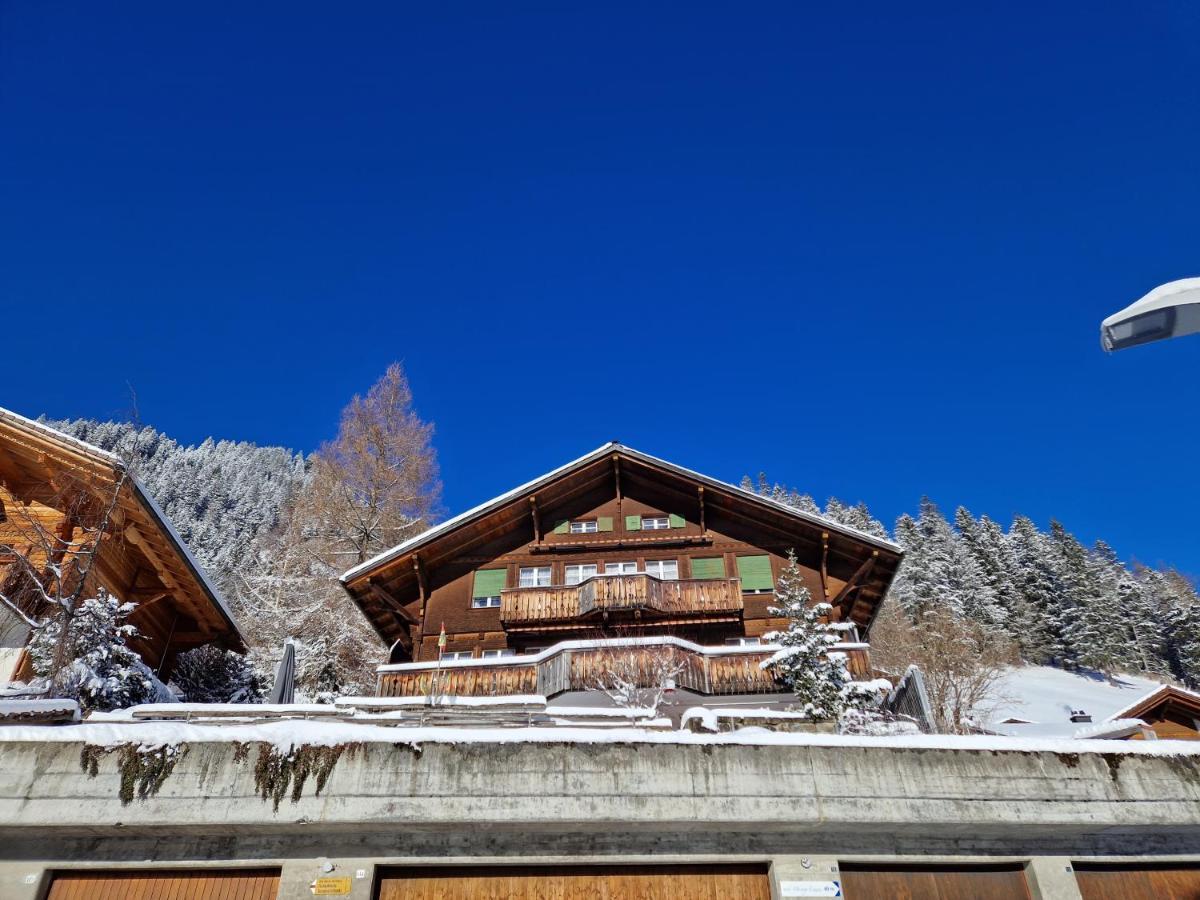 Chalet Gotthelf Gartenstudio, Ferien Mit Hund Adelboden Exterior photo