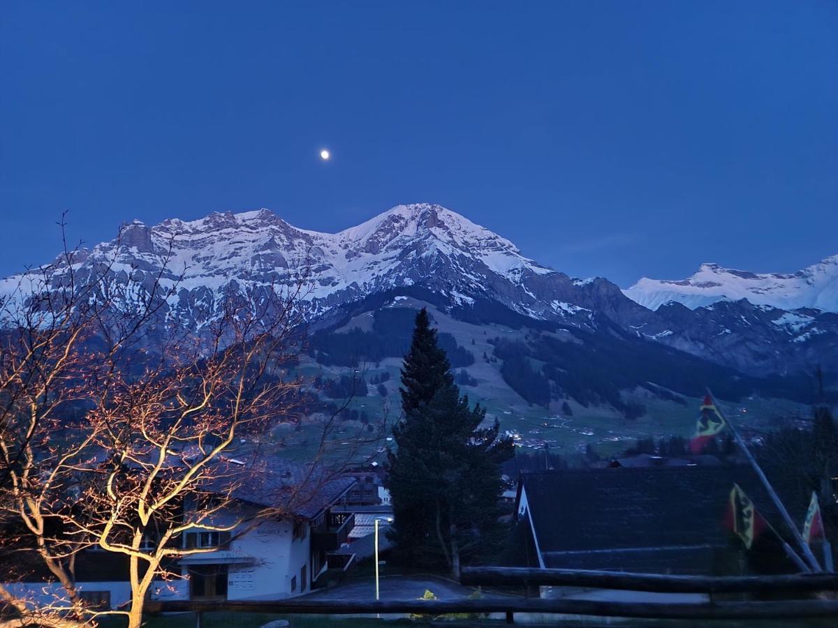 Chalet Gotthelf Gartenstudio, Ferien Mit Hund Adelboden Exterior photo