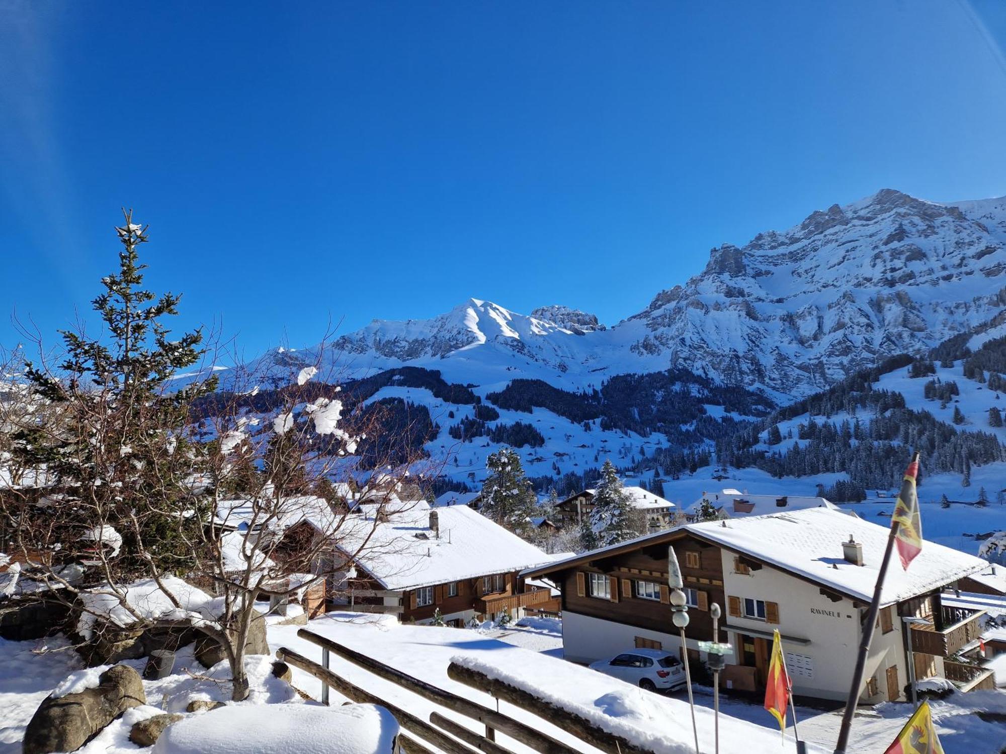 Chalet Gotthelf Gartenstudio, Ferien Mit Hund Adelboden Exterior photo