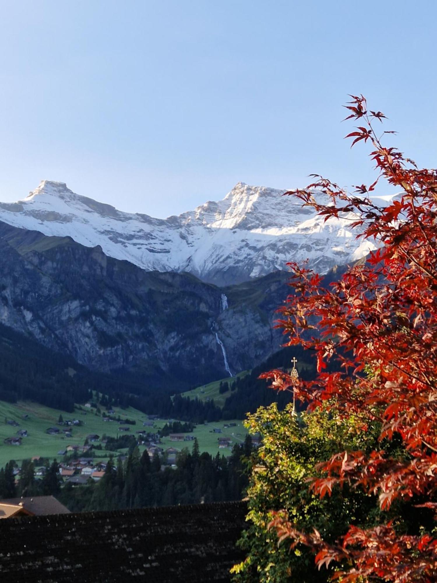 Chalet Gotthelf Gartenstudio, Ferien Mit Hund Adelboden Exterior photo